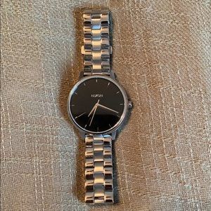 NWT Nixon The Kensington Silver Watch